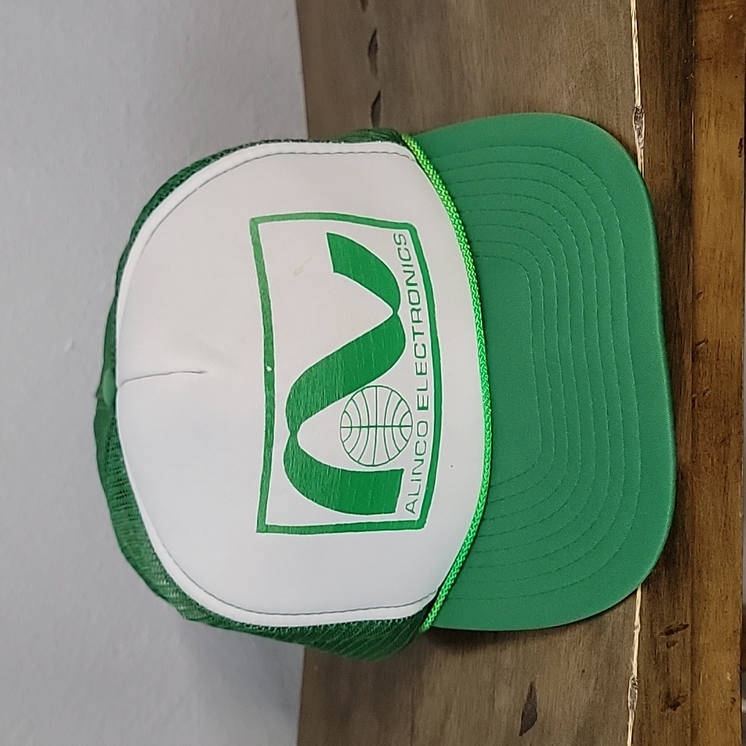 Vintage Alinco Electronics Trucker Snapback Hat Vintage Alinco Electronics Trucker Snapback Hat